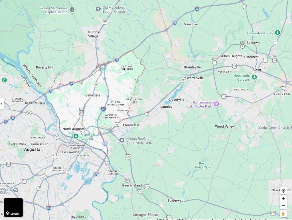 10th Avenue Designs service area across the CSRA