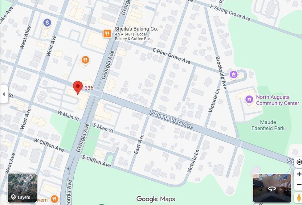 Map to 336 Georgia Ave, Suite 106, North Augusta, SC