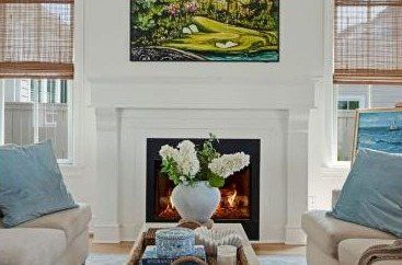 Fireplace and built ins