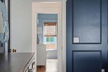 Bath and hallway